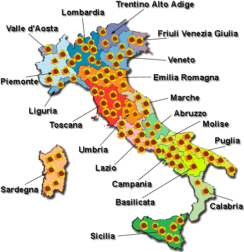 mappa 6: Albinismo in Italia. Indagine statistica