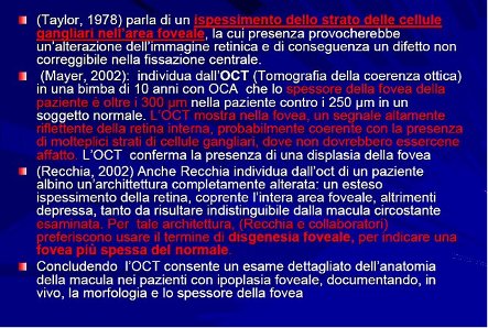 testo scientifico sull'albinismo copiato dalla rete