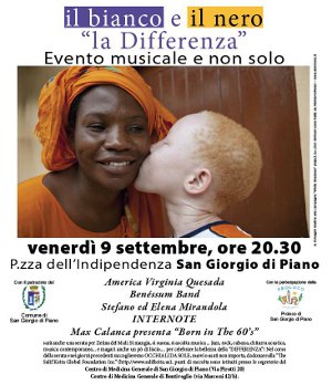 evento musicale e non solo pro Albinismo Africa